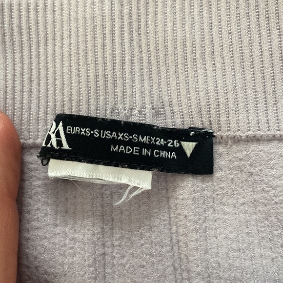 Lot of 2 Zara bike shorts. Purple and black. Xs-s - Picture 3 of 8